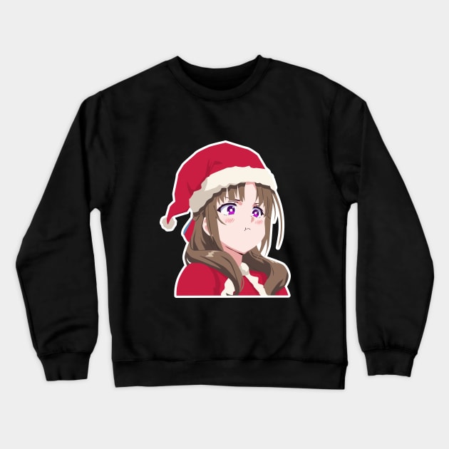 Do You Like Your Mom Okaasan online Pout Christmas V.2 Crewneck Sweatshirt by Dokey4Artist